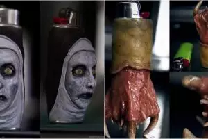 20 Korek api gas ini cocok buat pecinta horor, desainnya serem abis