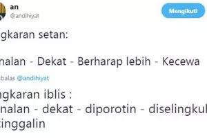 10 Cuitan 'lingkaran setan' ini gambarkan kejamnya siklus percintaan