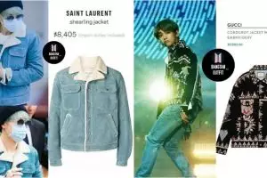 Yuk intip 15 jaket kece anggota BTS, ada yang harganya Rp 127 juta