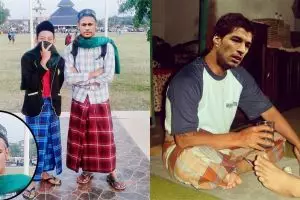 7 Editan kocak atlet dunia berpakaian ala santri, pakai sarung lho