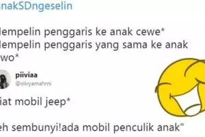 15 Cuitan 'anak SD ngeselin' ini bikin nostalgia kejahilan masa kecil