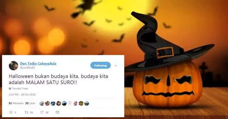 10 Cuitan kocak 'Halloween bukan budaya kita' ini bikin angguk setuju