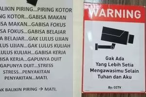 15 Tulisan di peringatan absurd ini bikin kesel sendiri