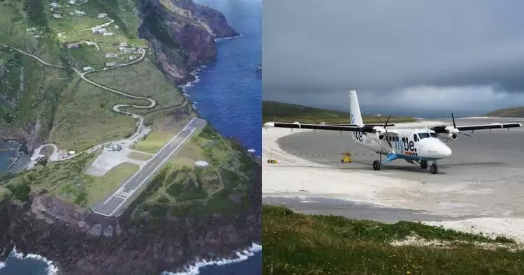 5 Bandara terkecil di dunia, ada yang landasan pacunya di pantai