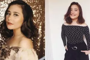 10 Potret cantik Prilly Latuconsina kenakan baju dengan bahu terbuka