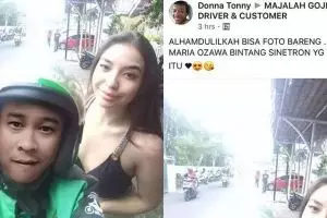 7 Status driver ojol dapat orderan seleb ini kocak, nggak tahu namanya