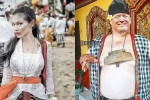 10 Editan pesohor dunia pakai baju adat ini bikin senyum geli