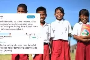 12 Cuitan lucu soal 'ketakutan murid SD' ini bikin ketawa nostalgia