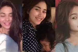20 Foto selfie seleb bangun tidur, bukti cantiknya tak luntur
