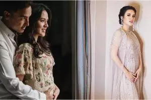 10 Gaya busana Raisa saat hamil, sederhana tapi tetap anggun