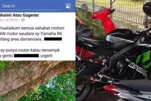 Bawa kabur motor sport, pencuri ini ungkap alasan lewat surat