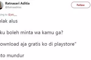 10 Cuitan lucu cara 'nolak alus' ini bikin jomblo mundur perlahan