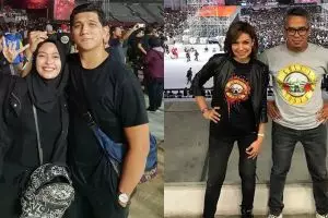 10 Selebriti ini ramaikan konser Guns N' Roses, gayanya nyentrik