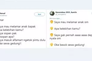 20 Cuitan kocak 'mau melamar anak bapak' ini bikin nyengir
