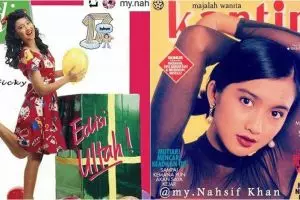 25 Potret Desy Ratnasari jadi cover majalah jadul, epik banget