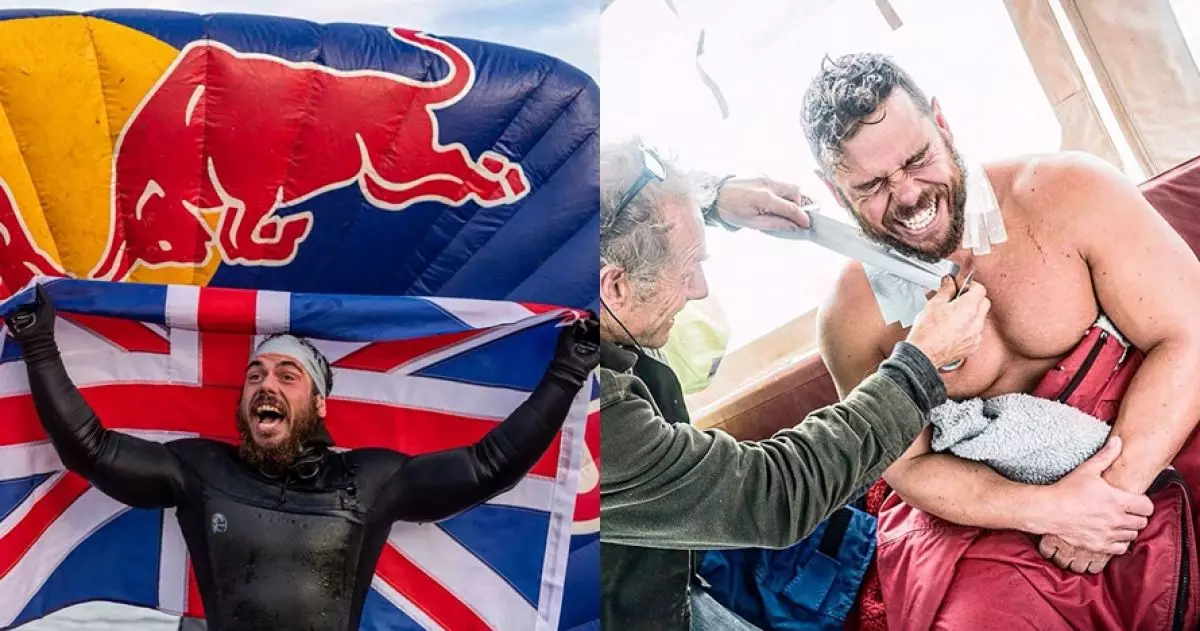 10 Potret dramatis Ross Edgley, 5 bulan berenang keliling Inggris