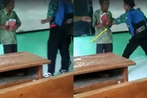 Viral video guru di-bully muridnya, didorong dan ditendang