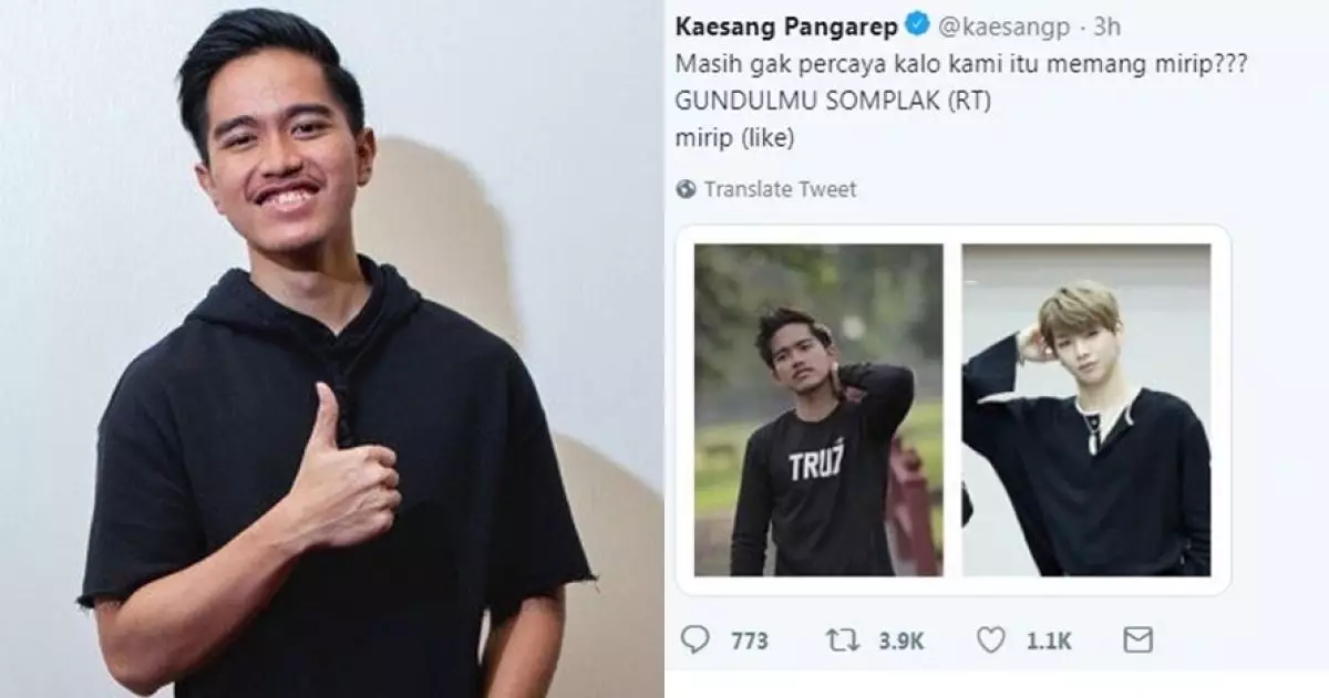 Ngaku mirip member Wanna One, ini 15 kritik 'pedas' buat Kaesang