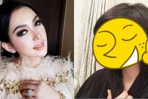 7 Wajah Syahrini tanpa makeup, jauh dari kesan glamor