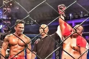 Petarung tambun asal Indonesia ini jadi juara heavyweight MMA