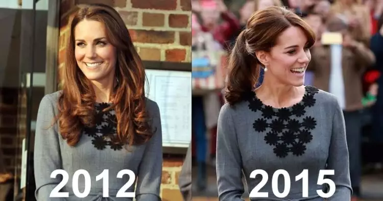 15 Bukti Kate Middleton pakai busana yang sama lebih dari sekali
