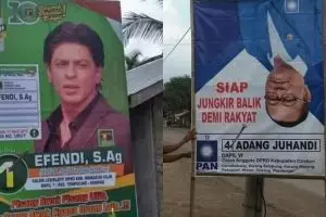 40 Foto caleg di spanduk kampanye ini kocaknya antimainstream