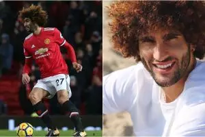 Biasa gondrong, potret Marouane Fellaini usai potong rambut manglingi
