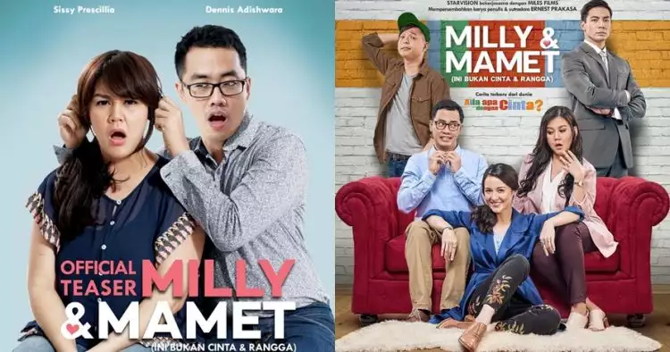 10 Editan lucu poster film Milly & Mamet ini bikin gagal paham