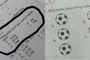 30 Soal tes sekolah ini absurdnya bikin mikir keras