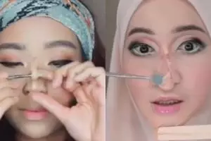 Tren kecantikan unik, gunakan lilin demi hidung mancung