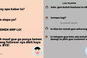 15 Tipe teman dilihat dari obrolan lucu ini bikin ketawa kesel