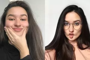 15 Pose imut Stephanie Poetri, anak Titi DJ yang bersuara merdu