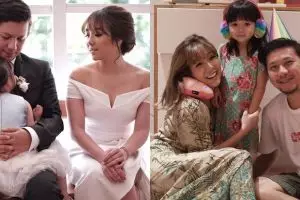 10 Foto kebersamaan Gisel & Gading momong Gempi, harmonis banget