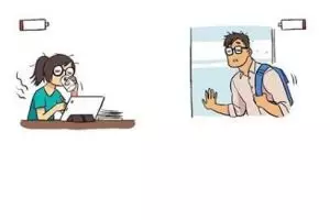 Komik strip kisah cinta pasangan karier ini bikin haru