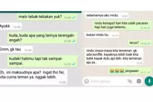 10 Chat lucu hubungan pertemanan ini ujungnya bikin nyesek