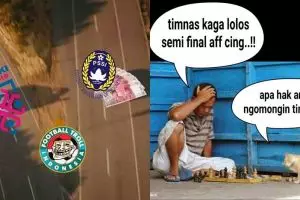 10 Meme lucu Timnas Indonesia gagal ke semifinal Piala AFF