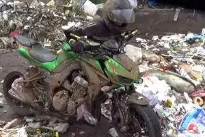 Viral motor Rp 322 juta dibuang ke tempat sampah, ini faktanya