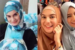 13 Potret Irish Bella saat berhijab, pesonanya kian terpancar