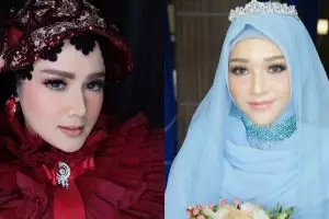 10 Potret adu gaya Maia Estianty dan Mulan Jameela saat berhijab