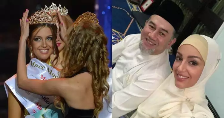 13 Foto Oksana Voevodina, Miss Moscow yang dinikahi Raja Malaysia