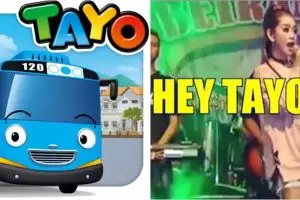 Viral lagu 'Hey Tayo' ala dangdut koplo, bikin ngakak