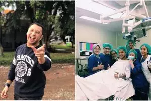 6 Potret Giring terbaring di rumah sakit, jalani operasi pertama