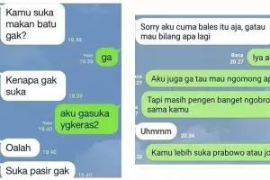 10 Obrolan lucu kehabisan topik ini bikin ngakak