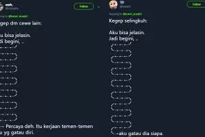22 Cuitan lucu 'ketahuan selingkuh' ini bikin cengar-cengir