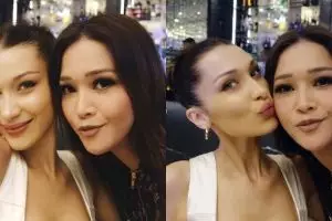 7 Momen Maia Estianty bareng Bella Hadid ini bikin iri