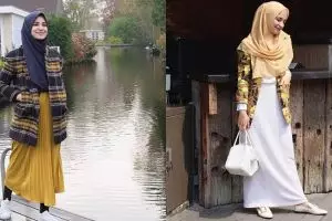 11 Inspirasi outer ala Shireen Sungkar, cocok untuk hangout
