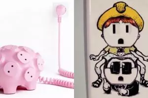 13 Desain colokan kabel ini unik banget, bisa buat nyimpen duit