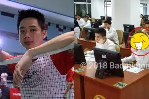 Atlet badminton ikut tes CPNS, tingkah Kevin bikin salah fokus