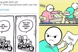 12 Komik strip 'salah paham' ini lucunya bikin tepuk jidat