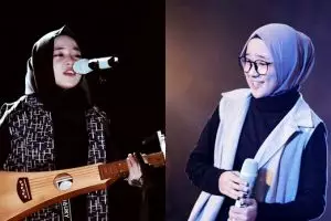 15 Aksi panggung Nissa Sabyan yang kalem dan menawan